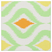 Rotgelbes Retro-Chic-Farbtropfen Stoff (Nahaufnahme)