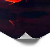 Rotgeparden-Poster Poster (Ecke)