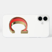 Rotglasbuchstabe C Case-Mate iPhone Hülle (Rückseite (Horizontal))