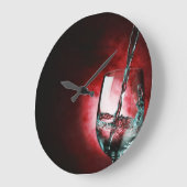 Rotglasuhr Große Wanduhr (Winkel)