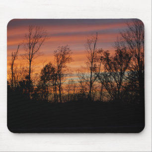 Rotglühen-Sonnenuntergang mousepad