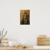 Rotglühend Poster (Küche)