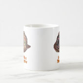 Rotglühender Feuerwehrmann Kaffeetasse (Mittel)
