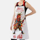 Rotglühender Herr Chili Rockstar Schürze (InSitu)
