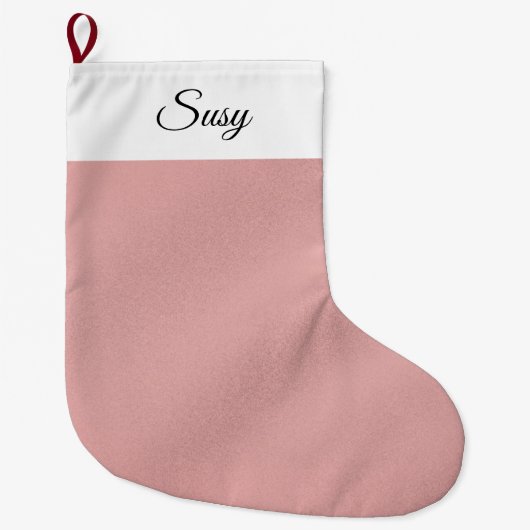 Rotgold großer weihnachtsstrumpf (Vorderseite)