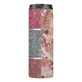 Rotgold | IMITATE GLITZER Thermosbecher (Rückseite)