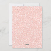 Rotgold | Moderne frohe Weihnachten 3 Foto (Rückseite)