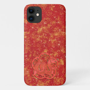 Rotgold Mondjahr Chinesisches Neujahr Zodiakus Dra Case-Mate iPhone Hülle
