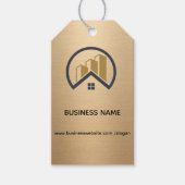 Rotgold | Red Color Real Anwesen Geschenkanhänger (Vorderseite)