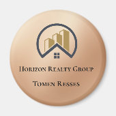 Rotgold | Red Color Real Anwesen Magnet (Vorne)