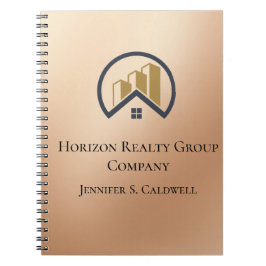 Rotgold | Red Color Real Anwesen Notizblock