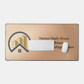 Rotgold | Red Color Real Anwesen Schreibtischunterlage (Tastatur & Maus)