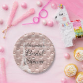 Rotgold | Rosa-Brautparty Pappteller (Party)