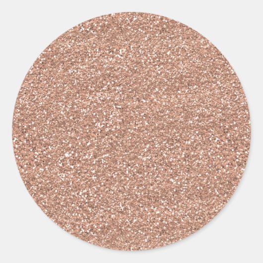 Rotgold Runder Aufkleber (Vorderseite)