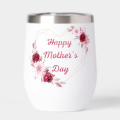 Rotgoldgelb-geometrisches Herz der glücklichen Mut (Rückseite)