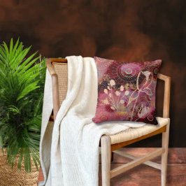 Rotgoldringe mit Blume Kissen