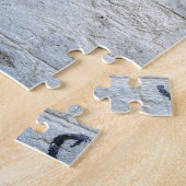 Rotgraffiti-Herz Puzzle (Seite)