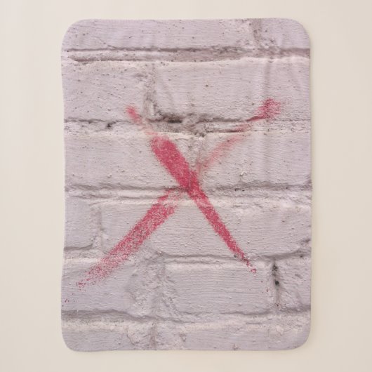 Rotgraffiti Sherpadecke (Vorderseite)