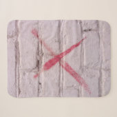 Rotgraffiti Sherpadecke (Vorderseite (Horizontal))
