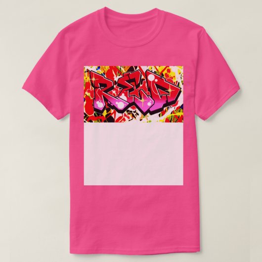 Rotgraffiti-Sprühdose von LowEndGraphics T-Shirt (Design vorne)
