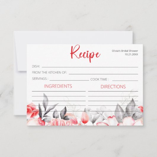 Rotgraue Blume (Vorderseite)