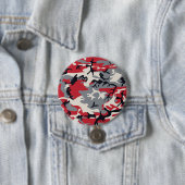 Rotgraue Camouflage Camouflage Muster Button (Beispiel)
