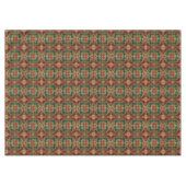 Rotgrüne Blumendekoration Tischdecke (Vorderseite (Horizontal))