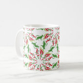 Rotgrüne Schafherde Kaffeetasse (Vorderseite Links)