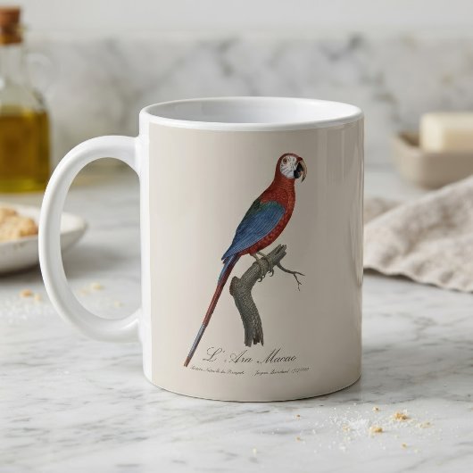 Rotgrüner Ara, Ara chloropterus Kaffeetasse
