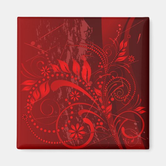 Rotgrunge Magnet (Vorne)