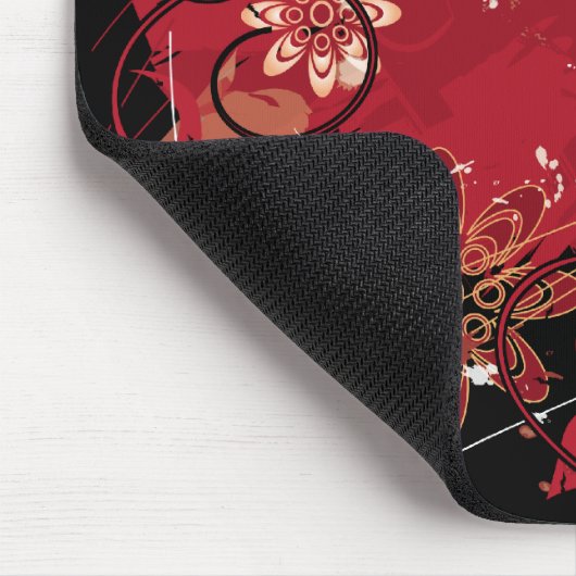 Rotgrunge Mousepad (Ecke)