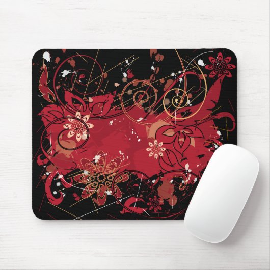 Rotgrunge Mousepad (Mit Mouse)