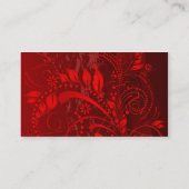 Rotgrunge Visitenkarte (Rückseite)