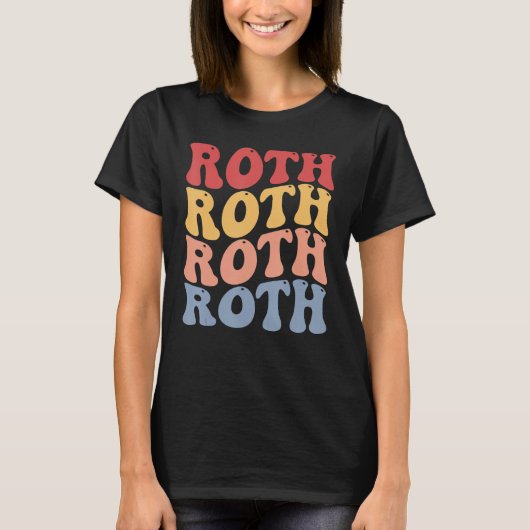Roth City Groovy Retro T-Shirt (Vorderseite)