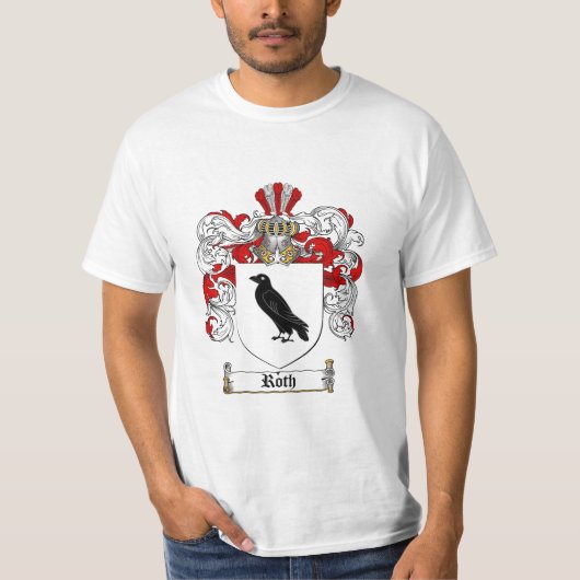 Roth Familienwappen - Roth Wappen T-Shirt (Vorderseite)