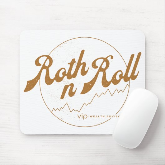 Roth n Roll Finance Humor Mouse Pad Mousepad (Mit Mouse)