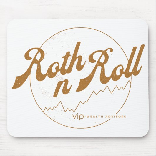 Roth n Roll Finance Humor Mouse Pad Mousepad (Vorne)