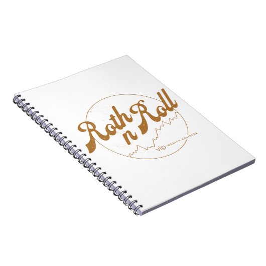 Roth n Roll Finance Humor Notebook Notizblock (Rechte Seite)