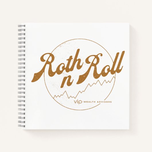Roth n Roll Finanz Humor Notizbuch (Vorderseite)