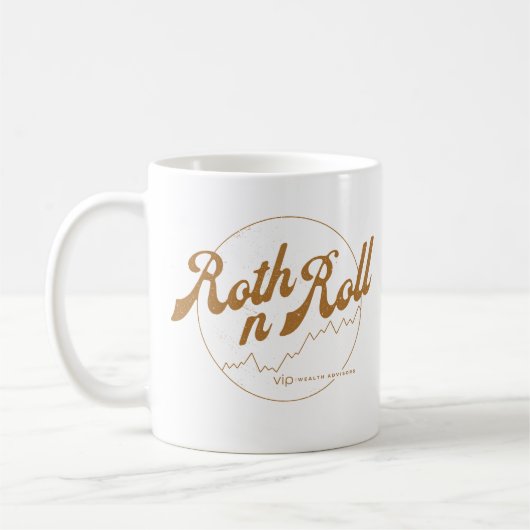 Roth n Roll World Tour Kaffeetasse – Finanzhumor (Links)