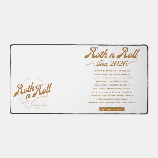 Roth n Roll World Tour Schreibtischunterlage (Vorderseite)