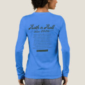Roth n Roll World Tour Women's Long Sleeve Shirt (Rückseite)