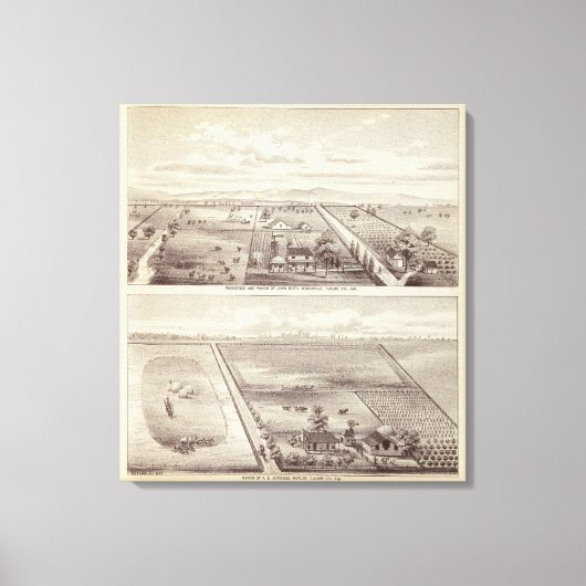 Roth, Scruggs ranches Leinwanddruck (Vorderseite)