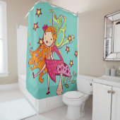 Rothaargartenmärchen auf Toadstool Duschvorhang (Beispiel)