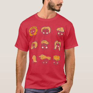 Rothaarige Aufkleber T-Shirt