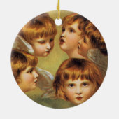 Rothaarige Engel Keramik Ornament (Hinten)