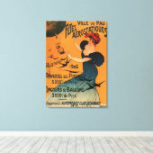 Rothaarige Frau erwartet Balloons Birds Poster Leinwanddruck (Insitu (Holzboden))