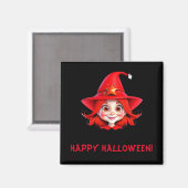 Rothaarige Hexe Magnet (Vorderseite/Rückseite)