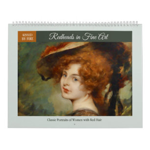 Rothaarige in der feinen Kunst 2027 Kalender