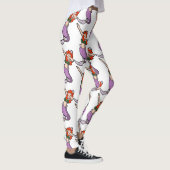 rothaarige Meerjungfrau dabbing Leggings (Rechts)